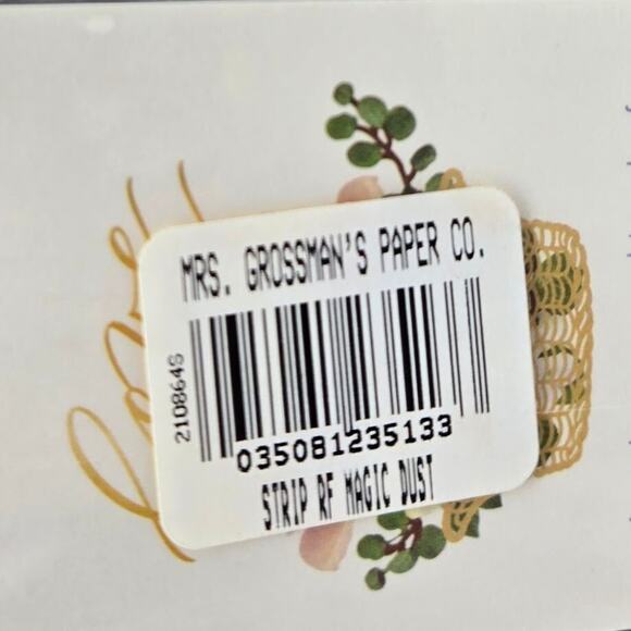 Mrs. Grossman's Lot of 5 Sealed Sticker Strips HTF Rare Tea Set & RF Magic Dust - Picture 4 of 5